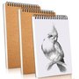 Spiral-bound sketchbook input