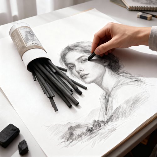 Charcoal sticks