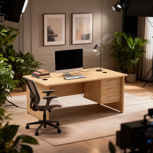 Wooden desk