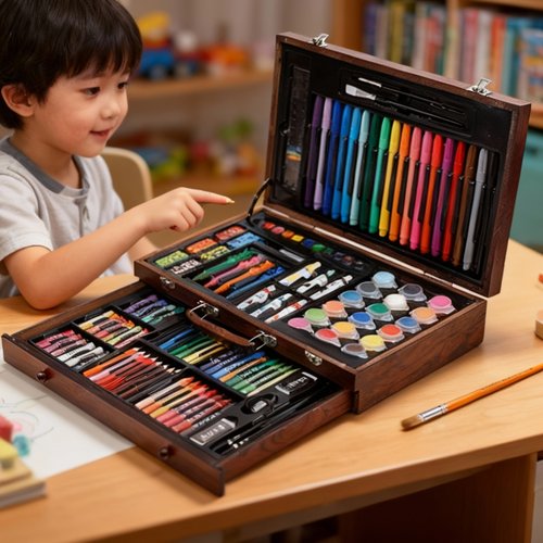 123‑piece art set