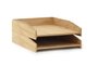 Desk with papers input