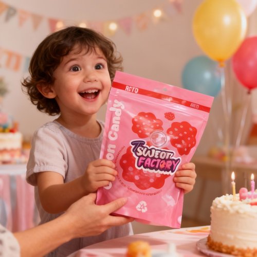 Cotton candy bag