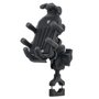 Motorcycle phone mount input