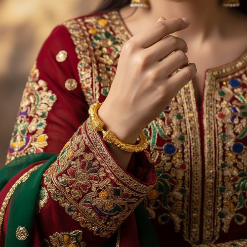 Gold Bala Bangle