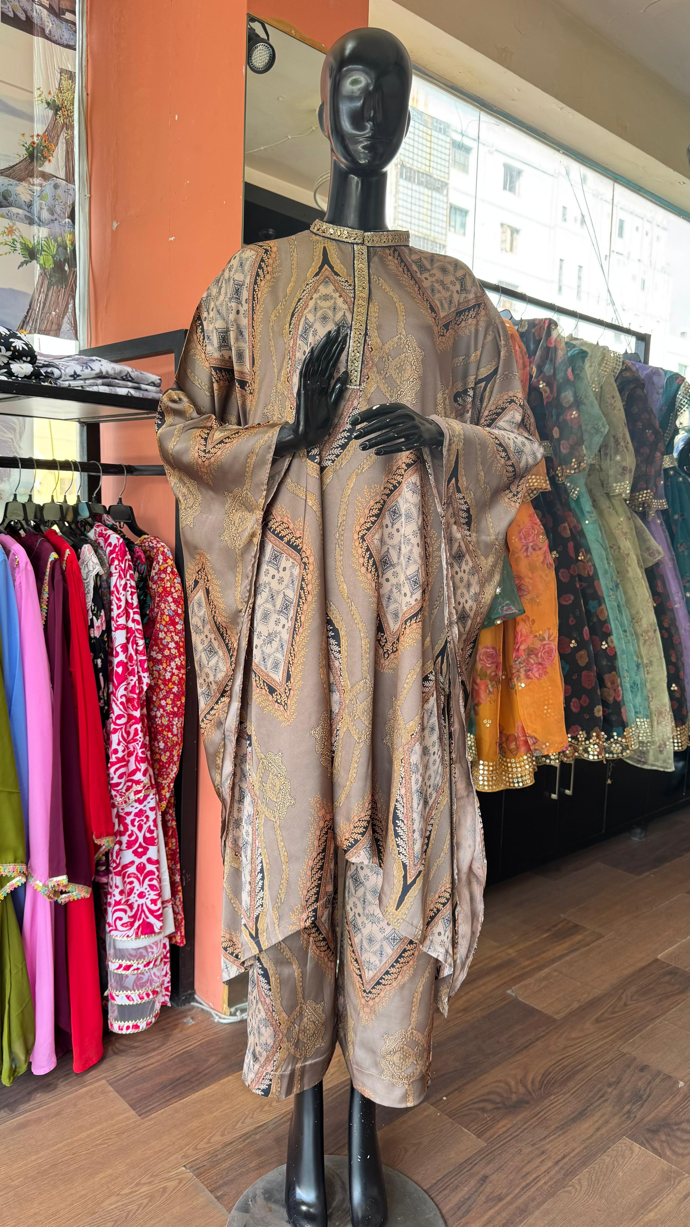 luxury kaftan input